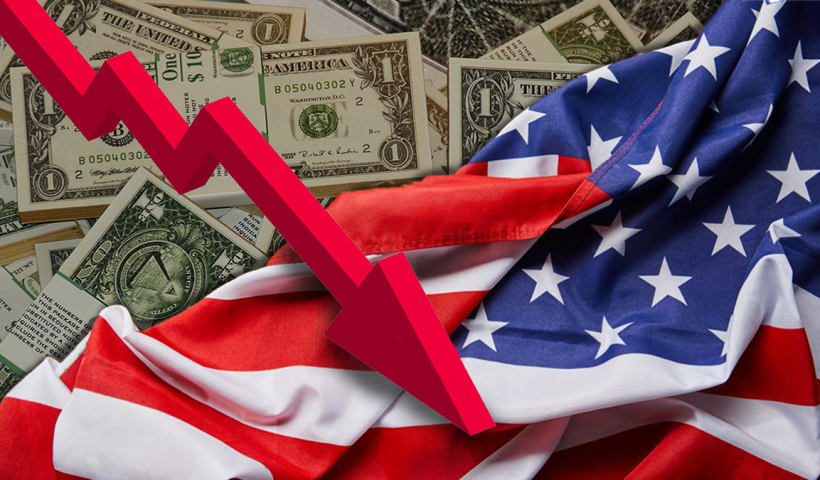 انخفاض الدولار الأمريكي