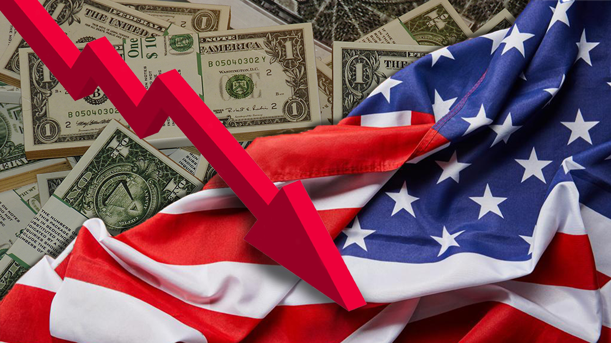 انخفاض الدولار الأمريكي